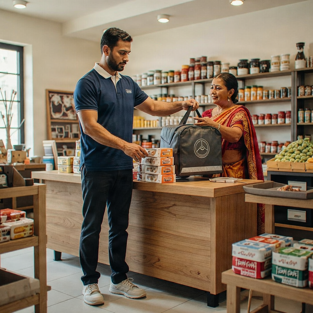 Business delivery and logistics solutions for local shops