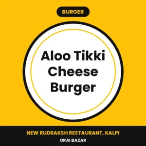 Aloo Tikki Cheese Burger