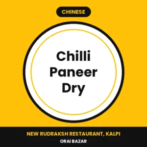 Chilli Paneer Dry