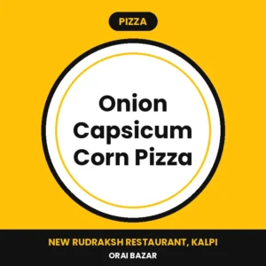Onion Capsicum Corn Pizza